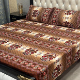 3D CRYSTAL COTTON BEDSHEET